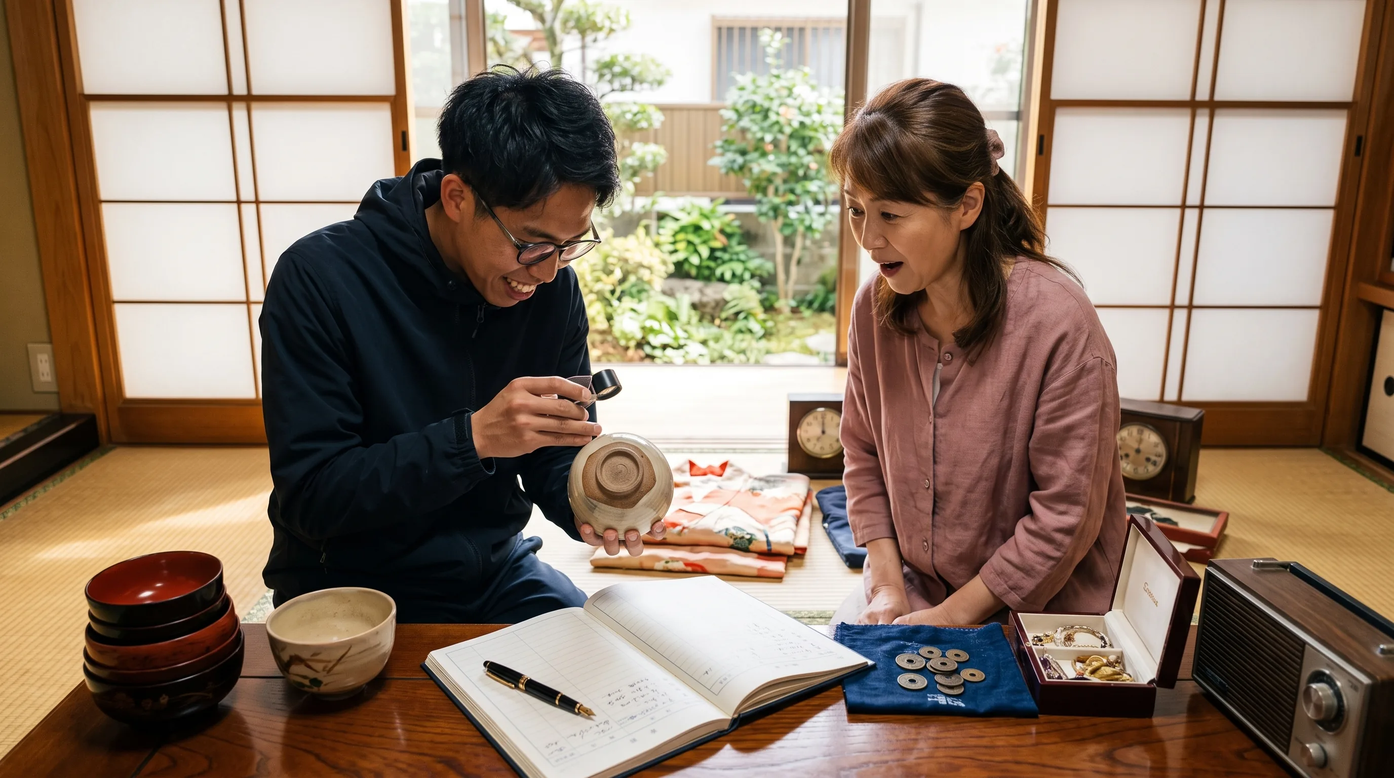 岡山で不用品を一点ずつ査定し買取額を提示する買取ジャパンの査定士
