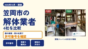 岡山県笠岡市の解体業者を比べる（買取ジャパンの片付け事例の写真）
